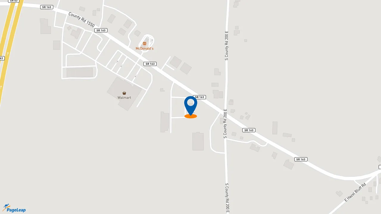 https://pageleap.com map showing location of Taco Bell in Clinton.