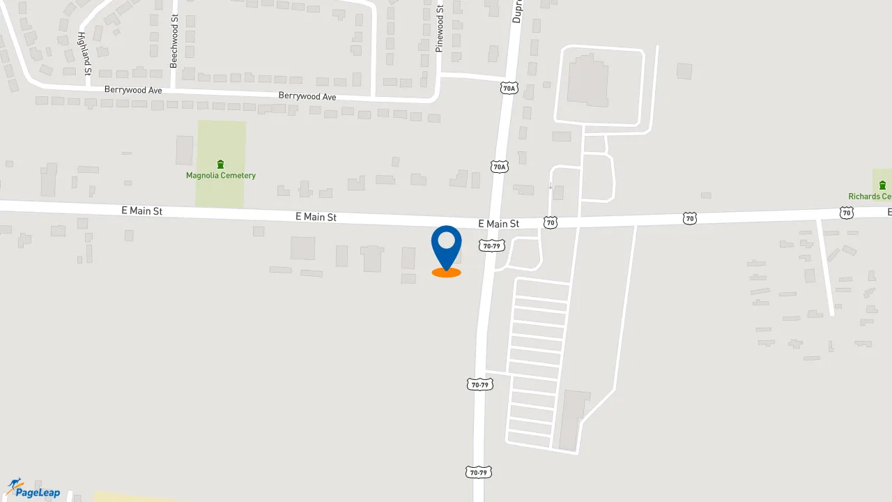 https://pageleap.com map showing location of Taco Bell in Brownsville.