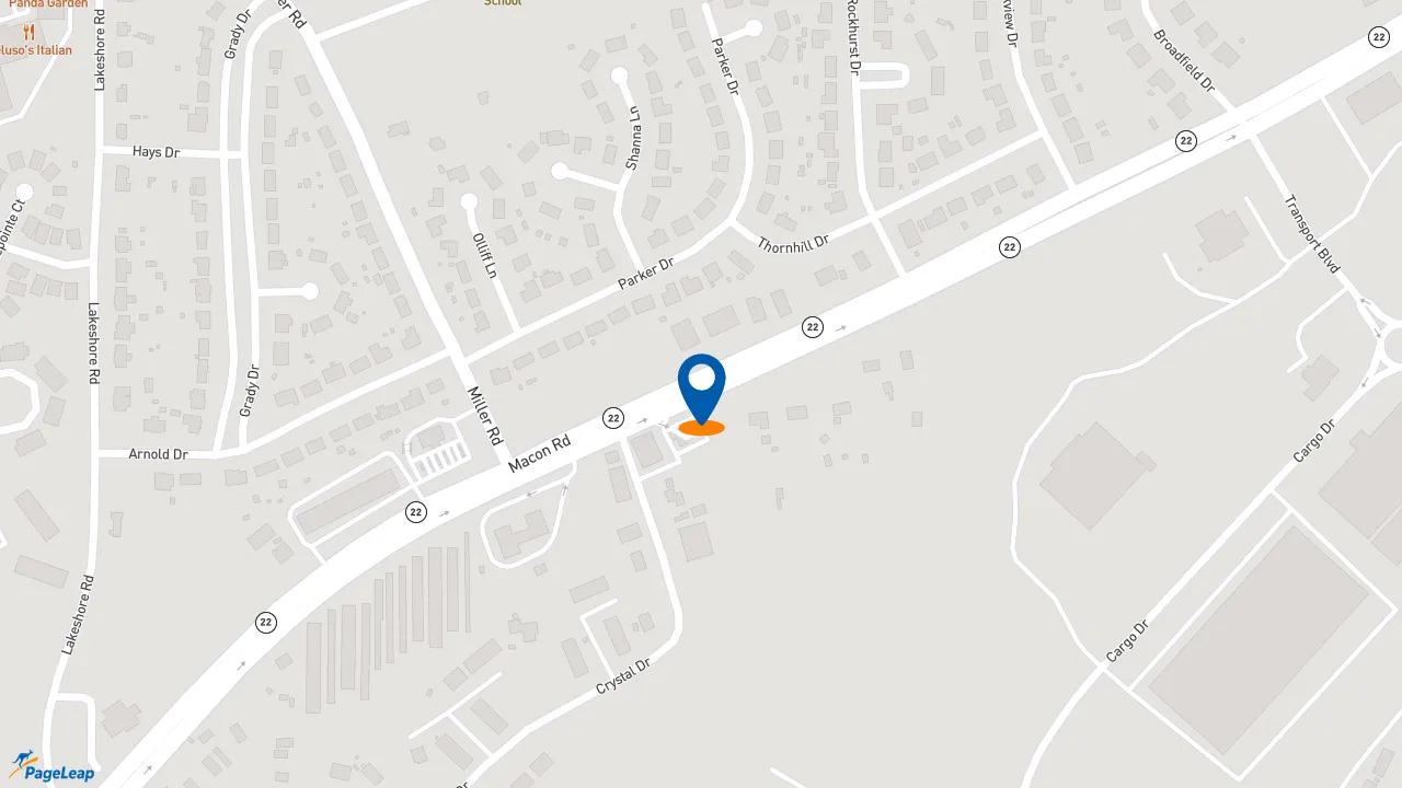 https://pageleap.com map showing location of Taco Bell in Columbus.