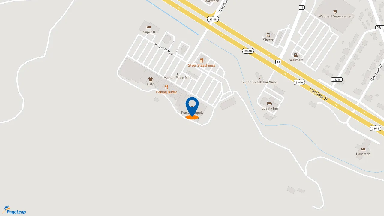 https://pageleap.com map showing location of Taco Bell in Weston.