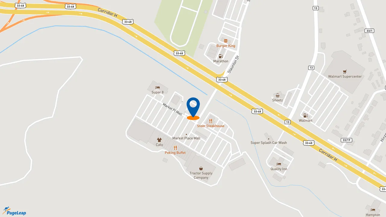 https://pageleap.com map showing location of Taco Bell in Weston.