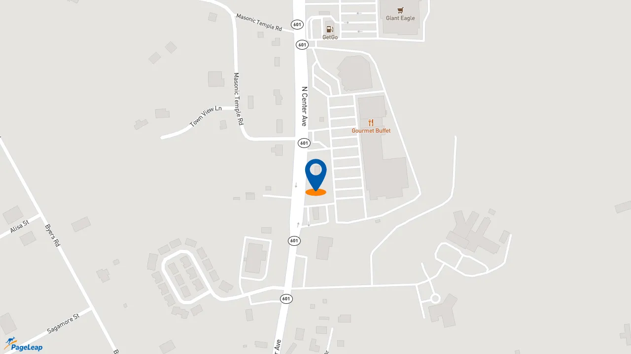 https://pageleap.com map showing location of Taco Bell in Somerset.