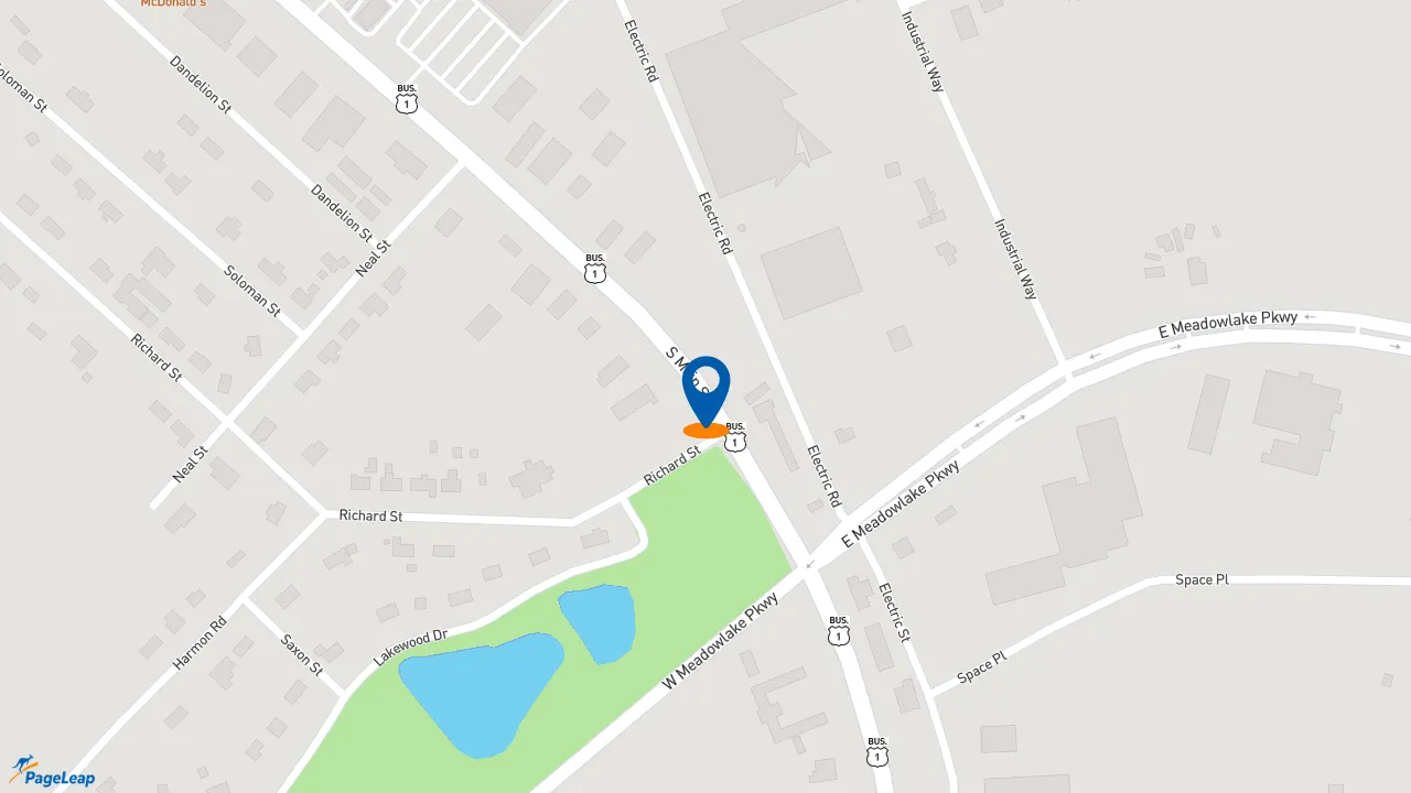https://pageleap.com map showing location of Taco Bell in Swainsboro.