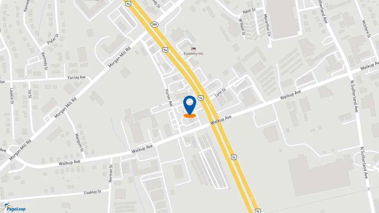 https://pageleap.com map showing location of Taco Bell in Monroe.