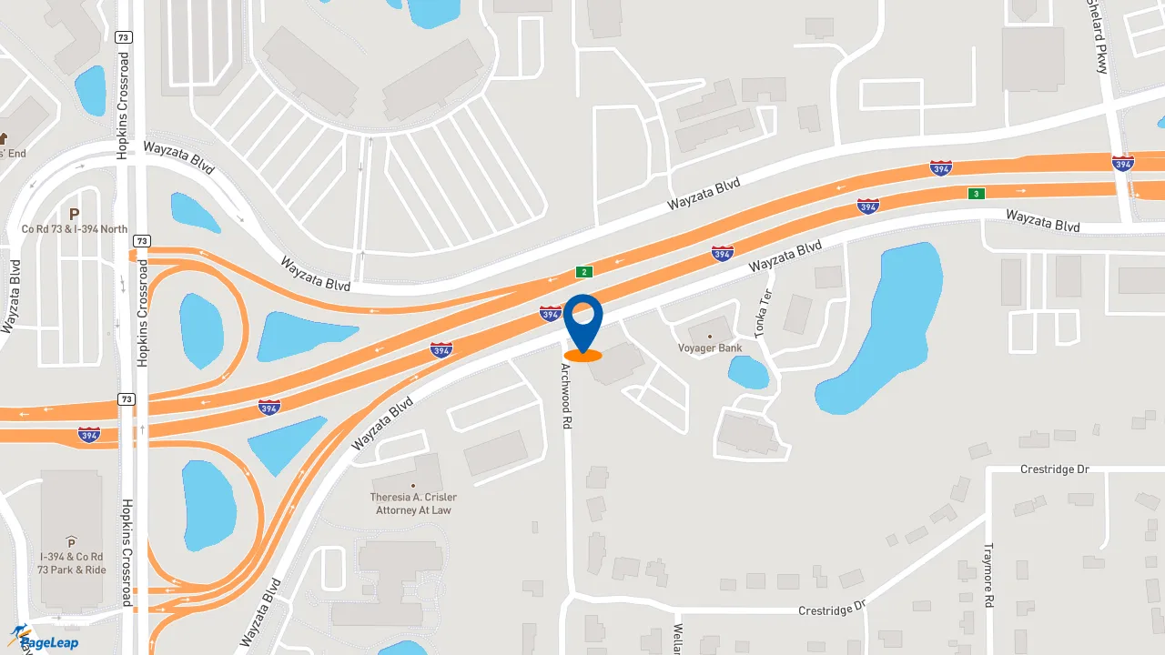 https://pageleap.com map showing location of Taco Bell in Minnetonka.