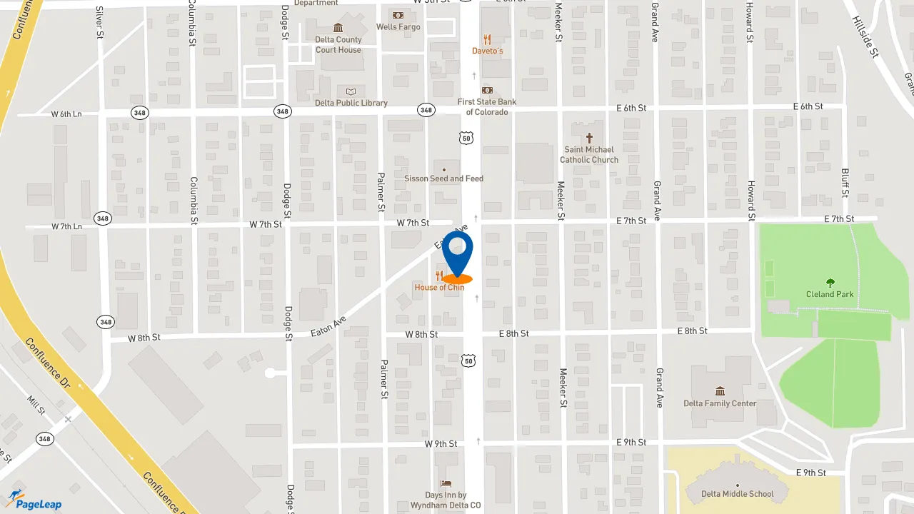 https://pageleap.com map showing location of TacoTime in Delta.
