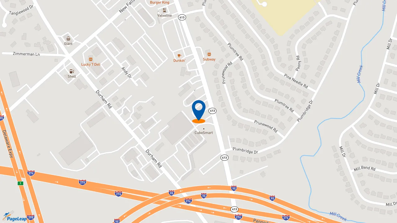 https://pageleap.com map showing location of Texas Chicken &amp; Burgers in Levittown.