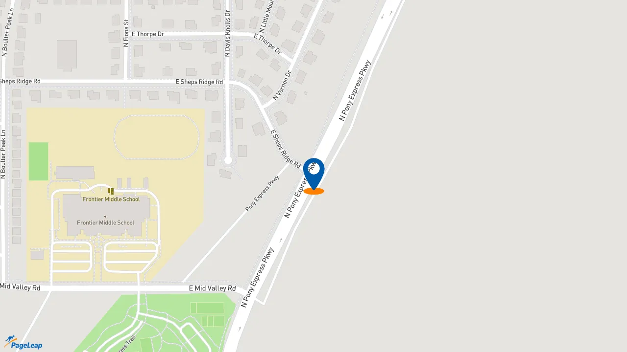https://pageleap.com map showing location of Wendy&#039;s in Eagle Mountain.