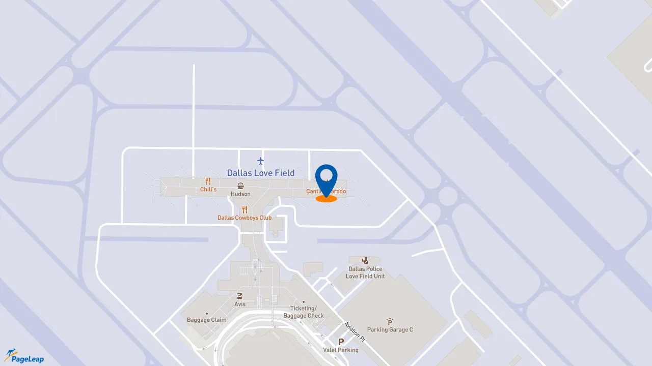https://pageleap.com map showing location of Whataburger in Dallas.