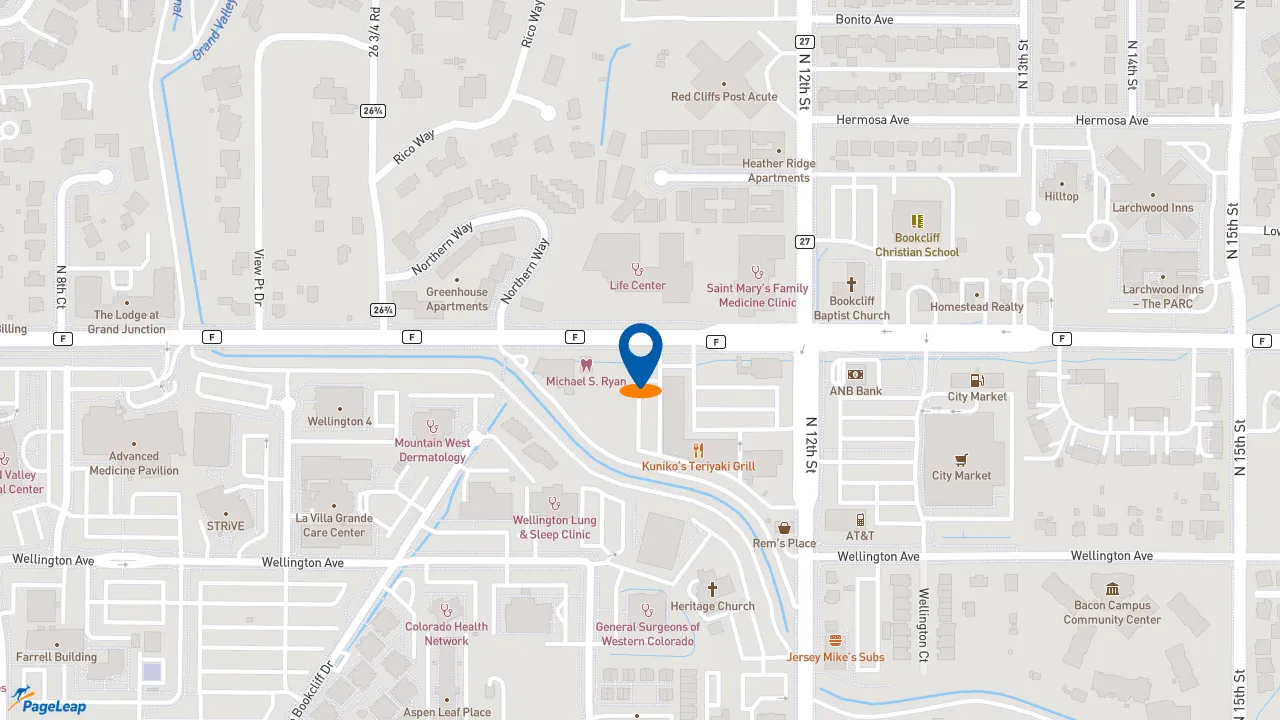 https://pageleap.com map showing location of Which Wich Superior Sandwiches in Grand Junction.