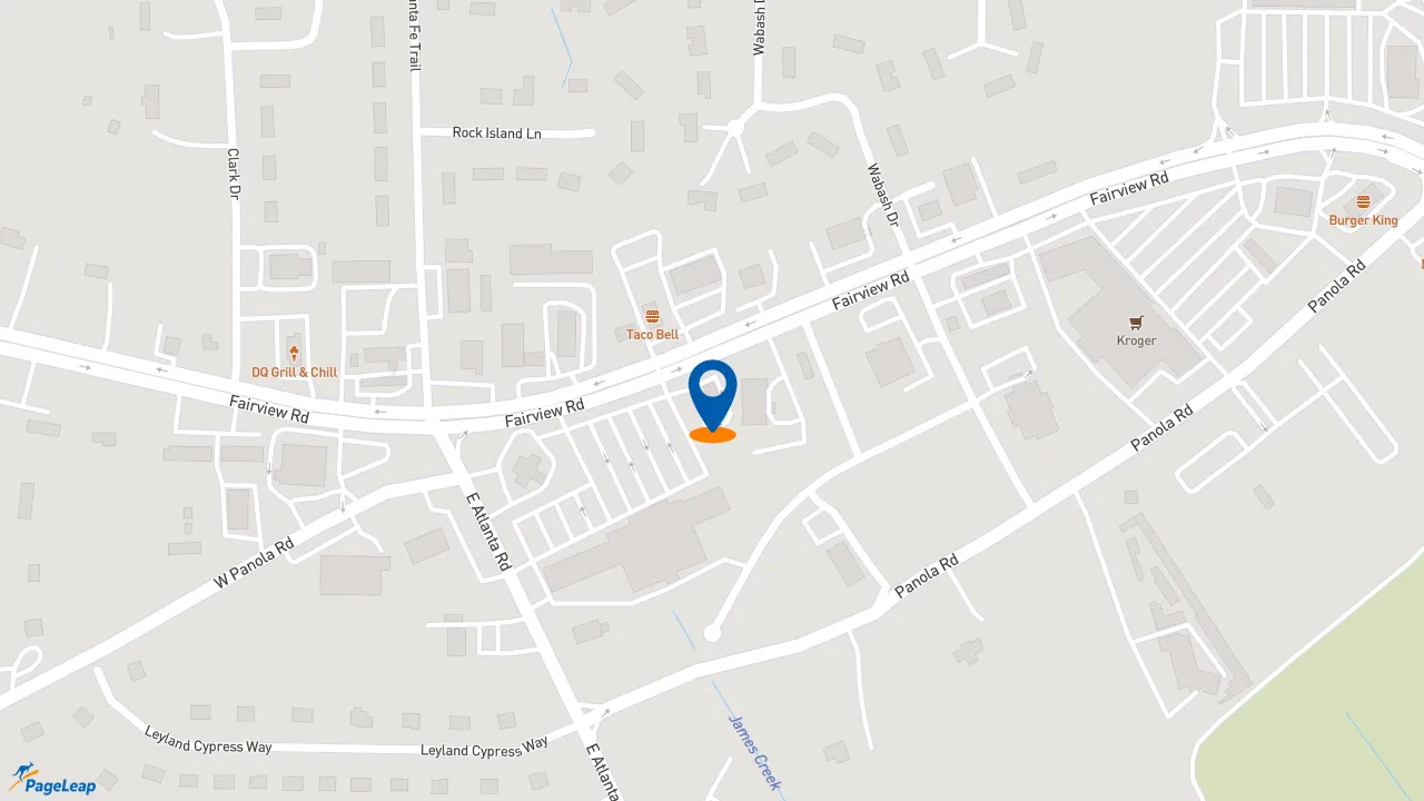 https://pageleap.com map showing location of Zaxby&#039;s Chicken Fingers &amp; Buffalo Wings in Ellenwood.
